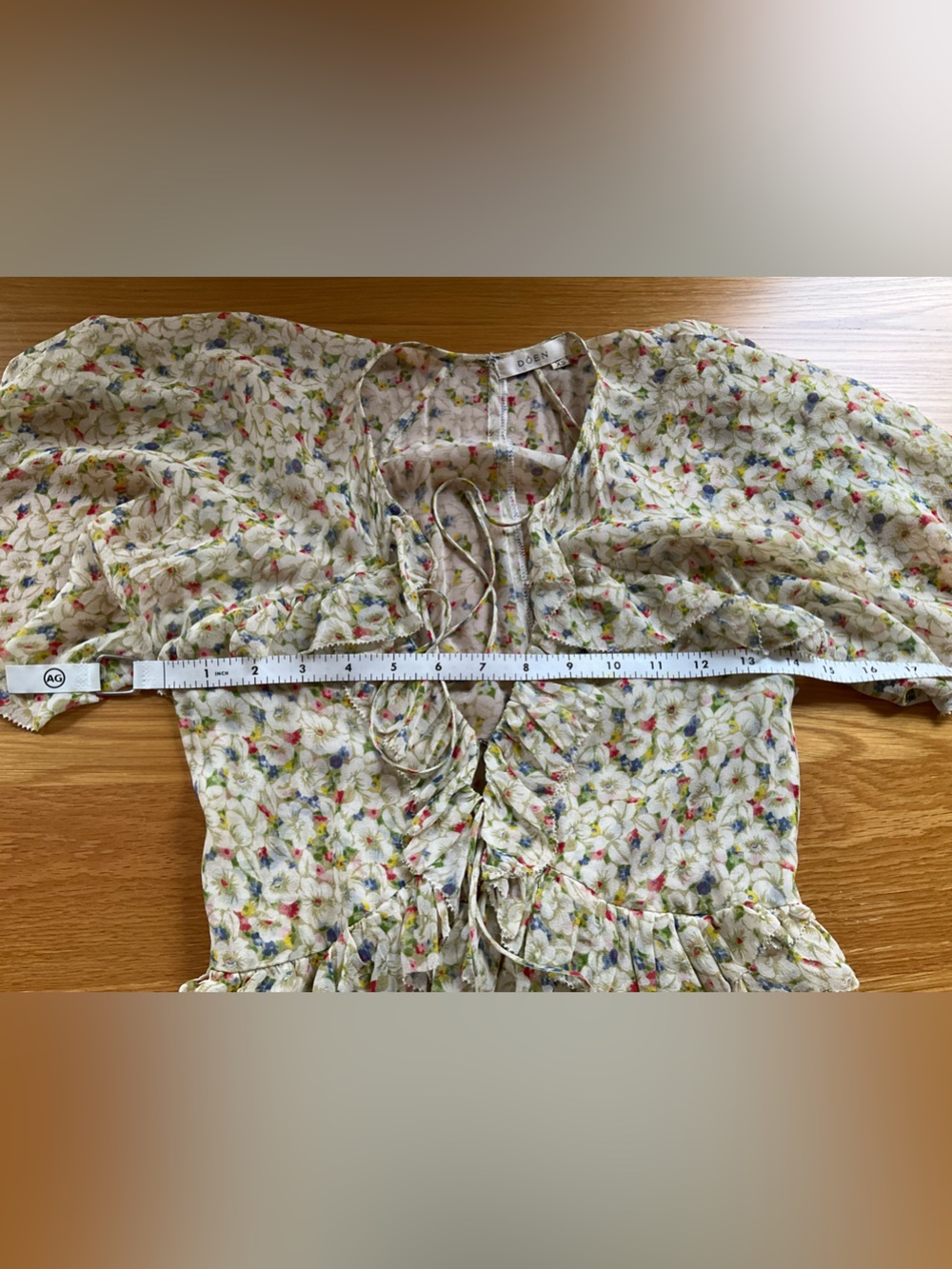 Doen Antoinette Dress - yellow Victorian floral - XS - ALTERATION - Picture 11 of 16